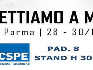 Vi Aspettiamo a Mecspe 2019, dal 28 al 30 Marzo – Fiere di Parma